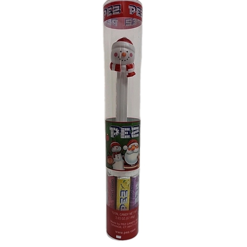 2025 Snowman Pez Dispenser - In Tube - Exp 08/12/30 New‎ Kids